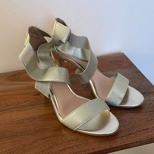 kelly & katie gold heels